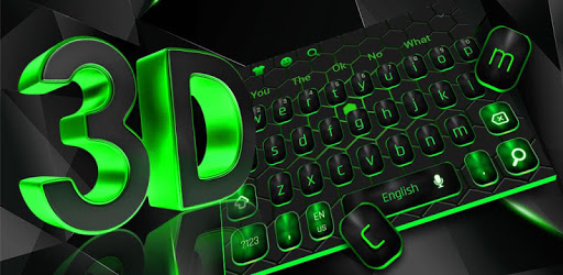 3D Classic Black Green Keyboard pc screenshot 3D Classic Black Green Keyboard pc screenshot