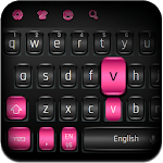 Black Pink Texture Keyboard icon