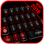 Classic Black Red Keyboard icon