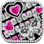 Shiny Diamond Butterfly Keyboard icon