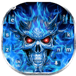 Flaming Skull Keyboard Theme icon
