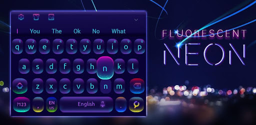 Fluorescent neon Keyboard pc screenshot
