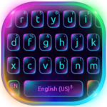 Fluorescent Neon Keyboard Theme icon