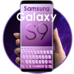 Purple Keyboard for Galaxy S9 icon