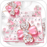Glittering Diamond Flower Keyboard icon