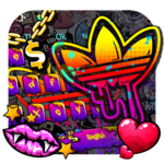 Graffiti Street Keyboard Theme for pc icon