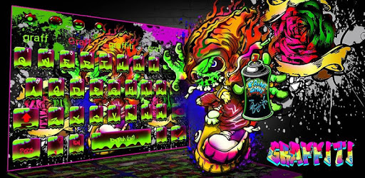 Graffiti Wallpaper Keyboard Theme pc screenshot Graffiti Wallpaper Keyboard Theme pc screenshot