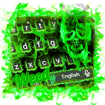 Green Skull Keyboard icon
