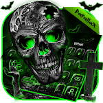 Green Zombie Skull Parallax keyboard icon