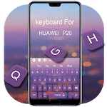 Purple Keyboard  For Huawei  P20 icon