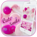 Cute Pink Smiles Keypad icon