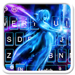 Purple Blue Fairy Keyboard Theme icon