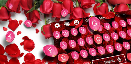Red Rose Petal Floral Keyboard theme for PC - How to Install on Windows ...