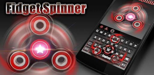 Fidget Spinner Captain Red Keyboard Theme pc screenshot