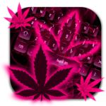 Weed Rasta Pink Keyboard Theme icon
