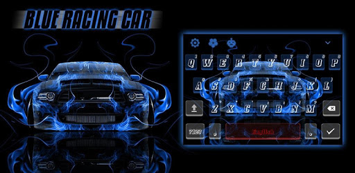Blue Racing Car keyboard pc screenshot Blue Racing Car keyboard pc screenshot