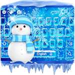 Ice Frozen Keyboard Theme icon