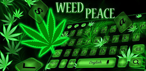 Smoky Weed Leaf Keyboard Theme pc screenshot Smoky Weed Leaf Keyboard Theme pc screenshot
