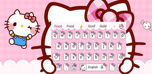 Pink Cute Kitty Cartoon Keyboard Theme pc screenshot Pink Cute Kitty Cartoon Keyboard Theme pc screenshot