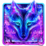 Galaxy Wolf Keyboard Theme icon