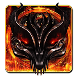 Red Fire Dragon Hell Keyboard Theme icon
