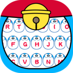 Blue cat keyboard icon