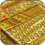 Glitter and Gold Premium Keyboard Theme icon