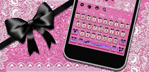 Girly Pink ribbon Keyboard theme pc screenshot Girly Pink ribbon Keyboard theme pc screenshot