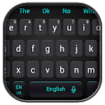 Simple Cool Black Keyboard Theme for pc icon