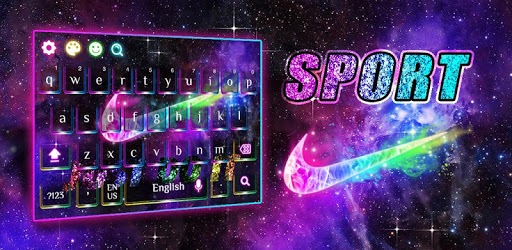 Keyboard theme for Sports pc screenshot