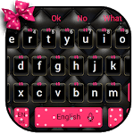 Beautiful Pink Bowknot Keyboard Theme for pc icon