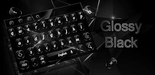 Cool Glossy Black Keyboard pc screenshot