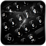Cool Glossy Black Keyboard icon