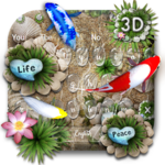 Koi Fish 3D Keyboard Theme With Animation 🐟 icon