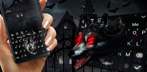 3D Black Ice Wolf Keyboard Theme pc screenshot 3D Black Ice Wolf Keyboard Theme pc screenshot
