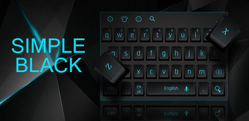 Modern Simple Black keyboard pc screenshot