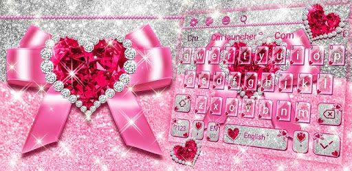 Pink Glitter Bow Keyboard for PC - How to Install on Windows PC, Mac