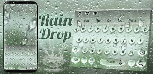 Rain Drops Keyboard Theme pc screenshot