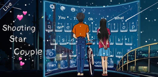 Shooting star couple keyboard pc screenshot Shooting star couple keyboard pc screenshot