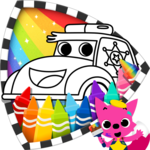 Cars Coloring Book PINKFONG icon