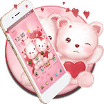 Pink Anime Bear icon