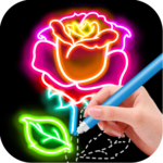 Draw Glow Flower icon