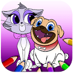 Puppy Dog Coloring Book icon