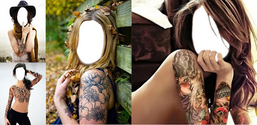 Women Tattoo Face Montage pc screenshot Women Tattoo Face Montage pc screenshot