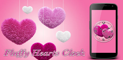 Fluffy Hearts Clock Live WP pc screenshot