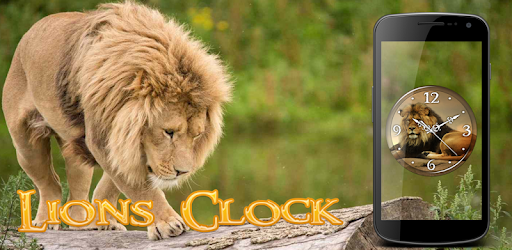 Lions Clock Live Wallpaper pc screenshot