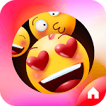 Emoji Launcher- Love emoji & gif stickers icon
