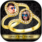 Lovely Ring Photo Frame : Wedding Photo Ring icon