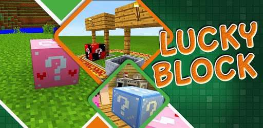 Lucky Block mod for minecraft pe pc screenshot Lucky Block mod for minecraft pe pc screenshot