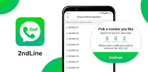 2nd Line: Second Phone Number for Texts & Calls pc screenshot 2nd Line: Second Phone Number for Texts & Calls pc screenshot